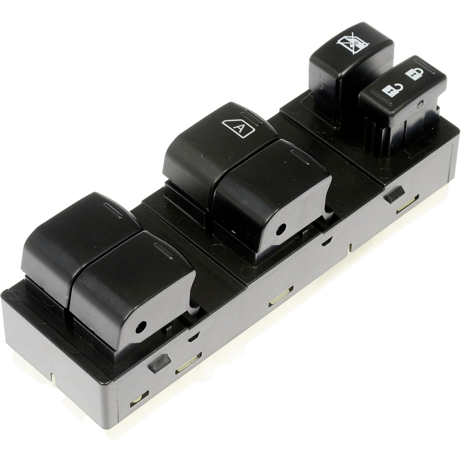 901-887 Front, Driver Side OE Solutions Series Window Switch Black 6-button - Dorman 901-887 Front Driver Side Power Window Switch - 6 Button Compatible with Select Nissan Models - Dorman - OE Solutions Door Window Switch 901-887 - Power Window Switch - Power Window Switch - Front Left, 6 Button - Power Window Switch - Front Left, 6 Button - Window Motor Switch - A failing power window switch doesn't have to mean a trip to the dealer. This power window switch matches the appearance and function of the vehicle's original switch. It's engineered for durability and simple plug-and-play installation. - Nissan Rogue 2013-10, Nissan Rogue Select 2015-14