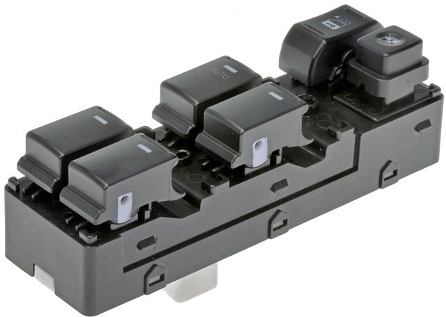 901-909 Front, Driver Side Window Switch, Black, 6 Buttons, with Auto Up and Down - Dorman 901-909 Front Driver Side Power Window Switch - Master Switch Compatible with Select Kia Models - Dorman Power Window Switch 901-909 - Power Window Switch - Master Switch - Power Window Switch - Master Switch - Window Motor Switch - A failing power window switch doesn't have to mean a trip to the dealer. This power window switch matches the appearance and function of the vehicle's original switch. It's engineered for durability and simple plug-and-play installation. - Kia Sorento 2011