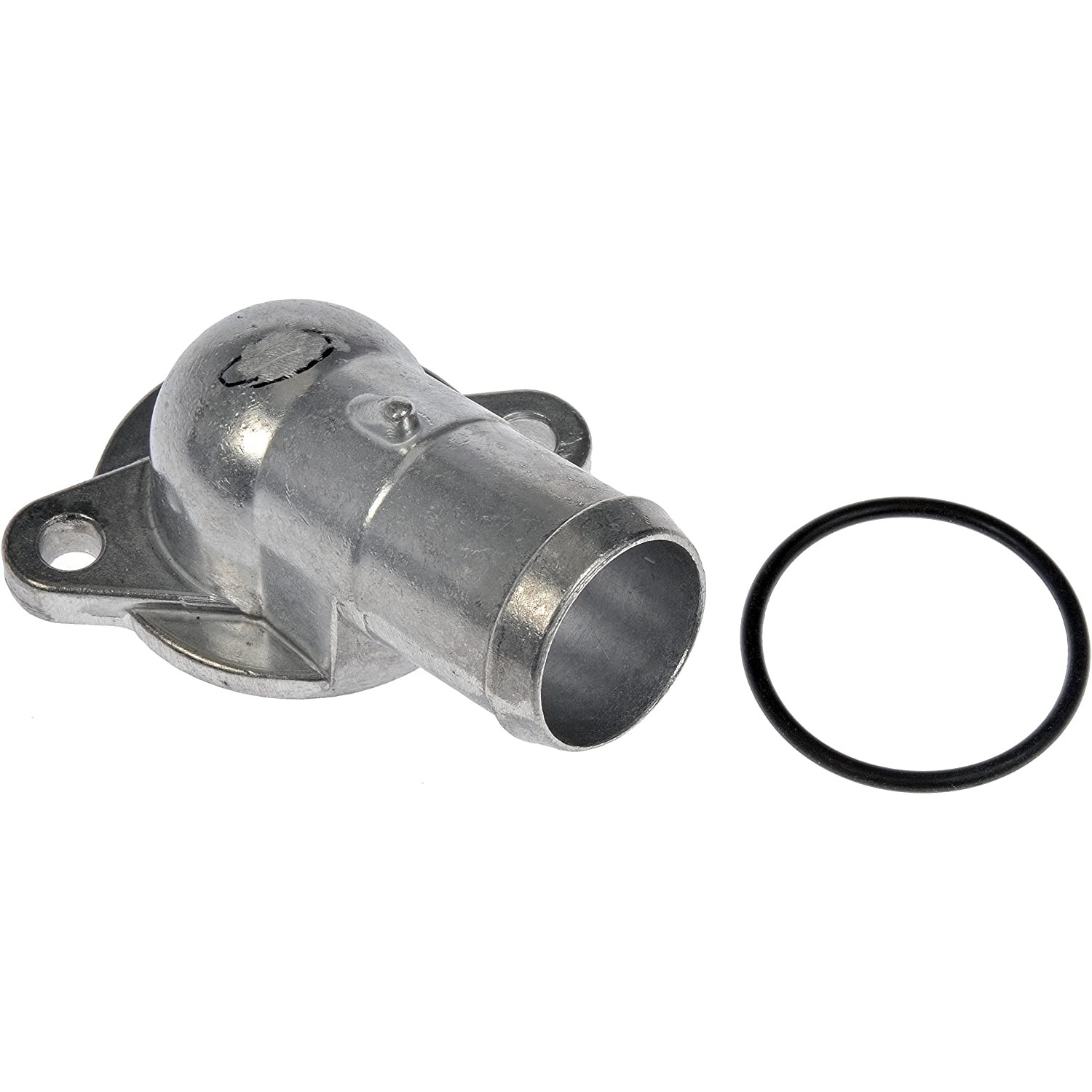 902-1020 Thermostat Housing OE Solutions Series - Coolant Housing/Water Outlet: with Housing and Gasket, 15 Degree Neck Angle - Dorman 902-1020 Engine Coolant Thermostat Housing Compatible with Select Ford / Lincoln / Mercury Models - Engine Coolant Thermostat Housing - Thermostat Housing - Engine Coolant Thermostat Housing - Coolant Bleeder - Water Outlet - Coolant Outlet - This replacement engine coolant thermostat housing is engineered to match the fit and durability of the stock thermostat housing on specified vehicles. It is designed to withstand extreme temperature changes to extend service life. - Ford 2008-01, Lincoln 2007-01, Mercury 2008-01