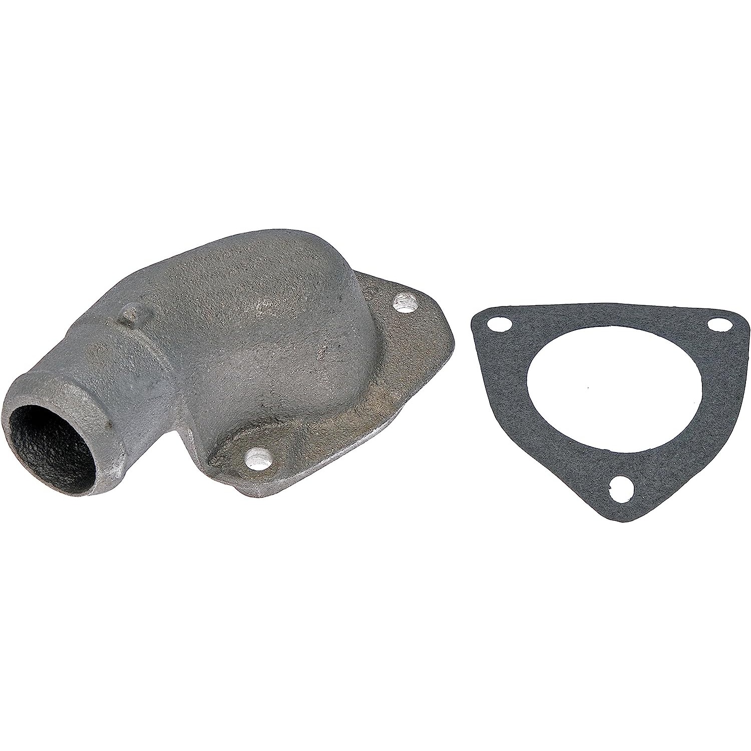 902-1043 Thermostat Housing OE Solutions Series - Coolant Housing/Water Outlet: with Housing and Gasket, 180 Degree Neck Angle - Dorman 902-1043 Engine Coolant Thermostat Housing Compatible with Select Ford Models - Engine Coolant Thermostat Housing - Thermostat Housing - Engine Coolant Thermostat Housing - Coolant Outlet - Water Outlet - Coolant Bleeder - This replacement engine coolant thermostat housing is engineered to match the fit and durability of the stock thermostat housing on specified vehicles. It is designed to withstand extreme temperature changes to extend service life. - Ford Bronco II 1990-86, Ford Ranger 1992-86