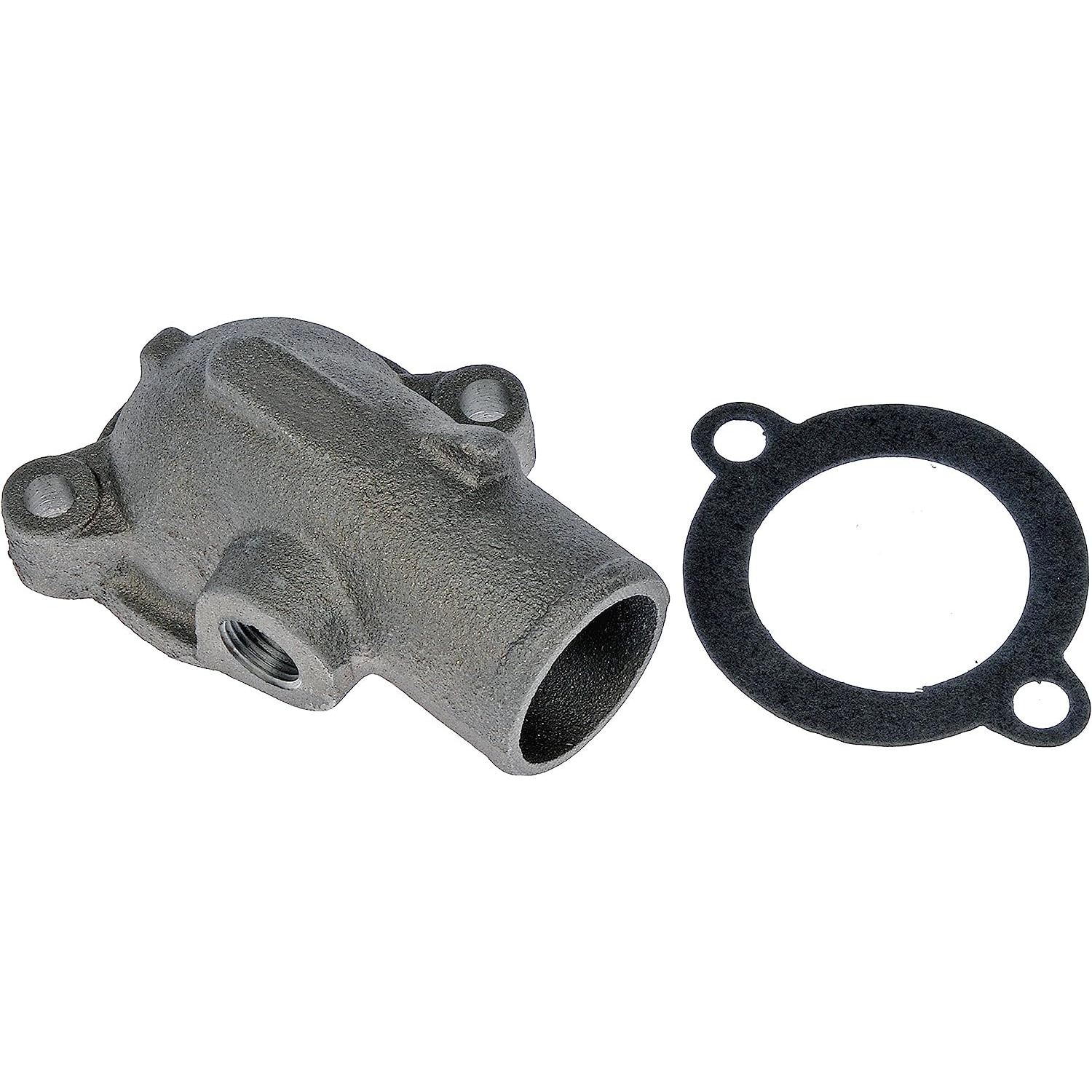 902-1055 Thermostat Housing OE Solutions Series - Coolant Housing/Water Outlet: with Housing and Gasket, 180 Degree Neck Angle - Dorman 902-1055 Engine Coolant Thermostat Housing Compatible with Select Ford / Mercury Models - Dorman 902-1055 Engine Coolant Thermostat Housing for Specific Ford / Mercury Models Fits select: 1970-1976 FORD MAVERICK, 1975-1980 FORD GRANADA - Engine Coolant Thermostat Housing - Thermostat Housing - Engine Coolant Thermostat Housing - Water Outlet - Coolant Outlet - Coolant Bleeder - This replacement engine coolant thermostat housing is engineered to match the fit and durability of the stock thermostat housing on specified vehicles. It is designed to withstand extreme temperature changes to extend service life. - Ford 1980-69, Mercury 1980-69