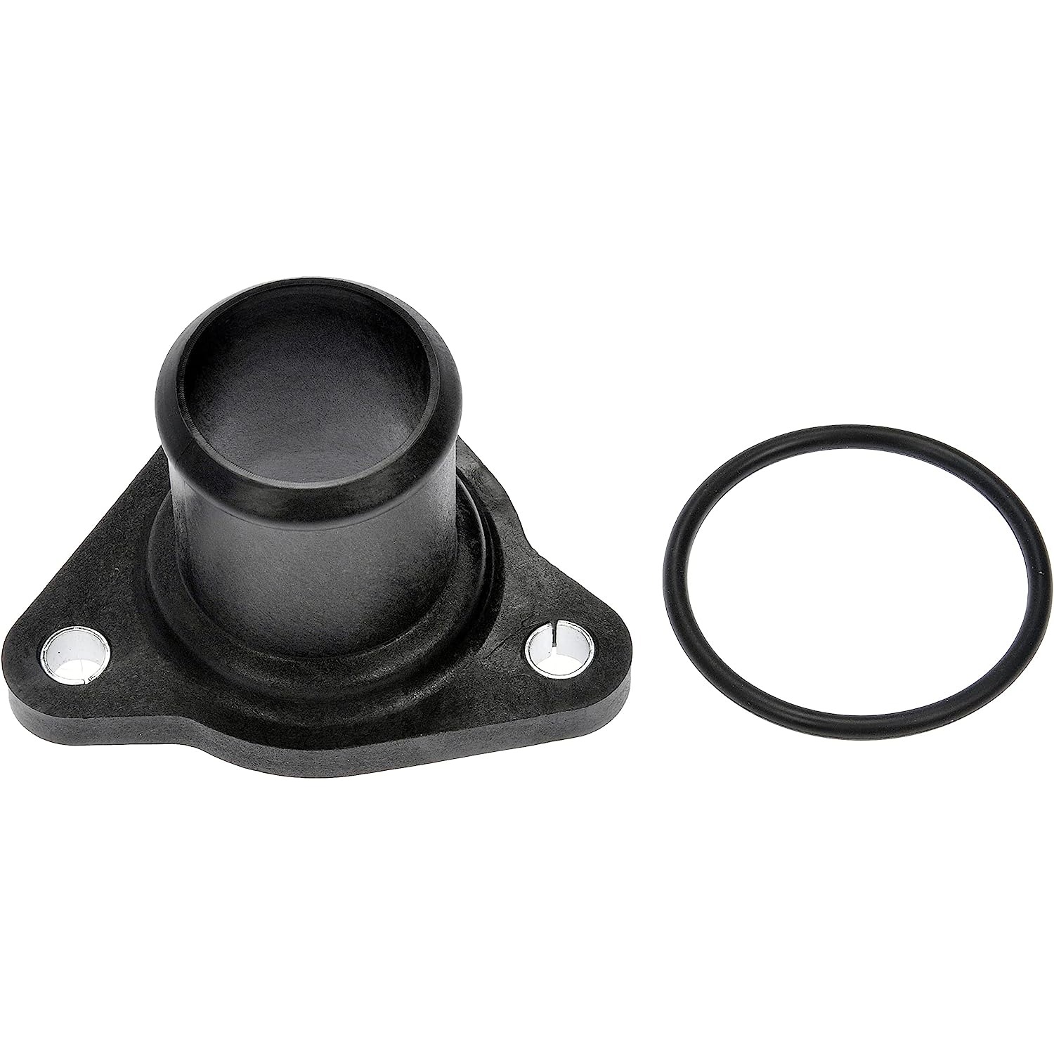 902-1105 Thermostat Housing OE Solutions Series - Coolant Housing/Water Outlet: with Housing and Gasket, 90 Degree Neck Angle - Dorman 902-1105 Engine Coolant Thermostat Housing Compatible with Select Models - Engine Coolant Thermostat Housing - Thermostat Housing - Engine Coolant Thermostat Housing - Water Outlet - Coolant Bleeder - Coolant Outlet - This replacement engine coolant thermostat housing is engineered to match the fit and durability of the stock thermostat housing on specified vehicles. It is designed to withstand extreme temperature changes to extend service life. - Ford 2009-01, Lincoln 2006, Mazda 2008-01, Mercury 2009-05