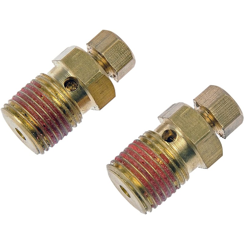 902-112 OE Solutions Series Coolant Bleed Screw - Direct Fit - BLEED SCREW - Coolant Air Bleeder Screw - Air Bleeder Screw - Coolant Bleeder Screw - This engine coolant bleeder screw has been manufactured from durable material to prevent cooling system leaks. Matches the original screw for fit and function. - General Motors 2019-15, General Motors 2008-88 - Coolant Air Bleeder Screw - DORMAN 1" Coolant Air Bleeder Screw for General Motors - Dorman 902-112 Coolant Air Bleeder Screw Compatible with Select Models, 2 Pack - Dorman 902-112 Engine Coolant Bleeder Screw for Specific Models, Pack of 2 Fits select: 2000-2005 CHEVROLET IMPALA, 1996-2005 BUICK LESABRE - Dorman Coolant Air Bleeder Screw 902-112
