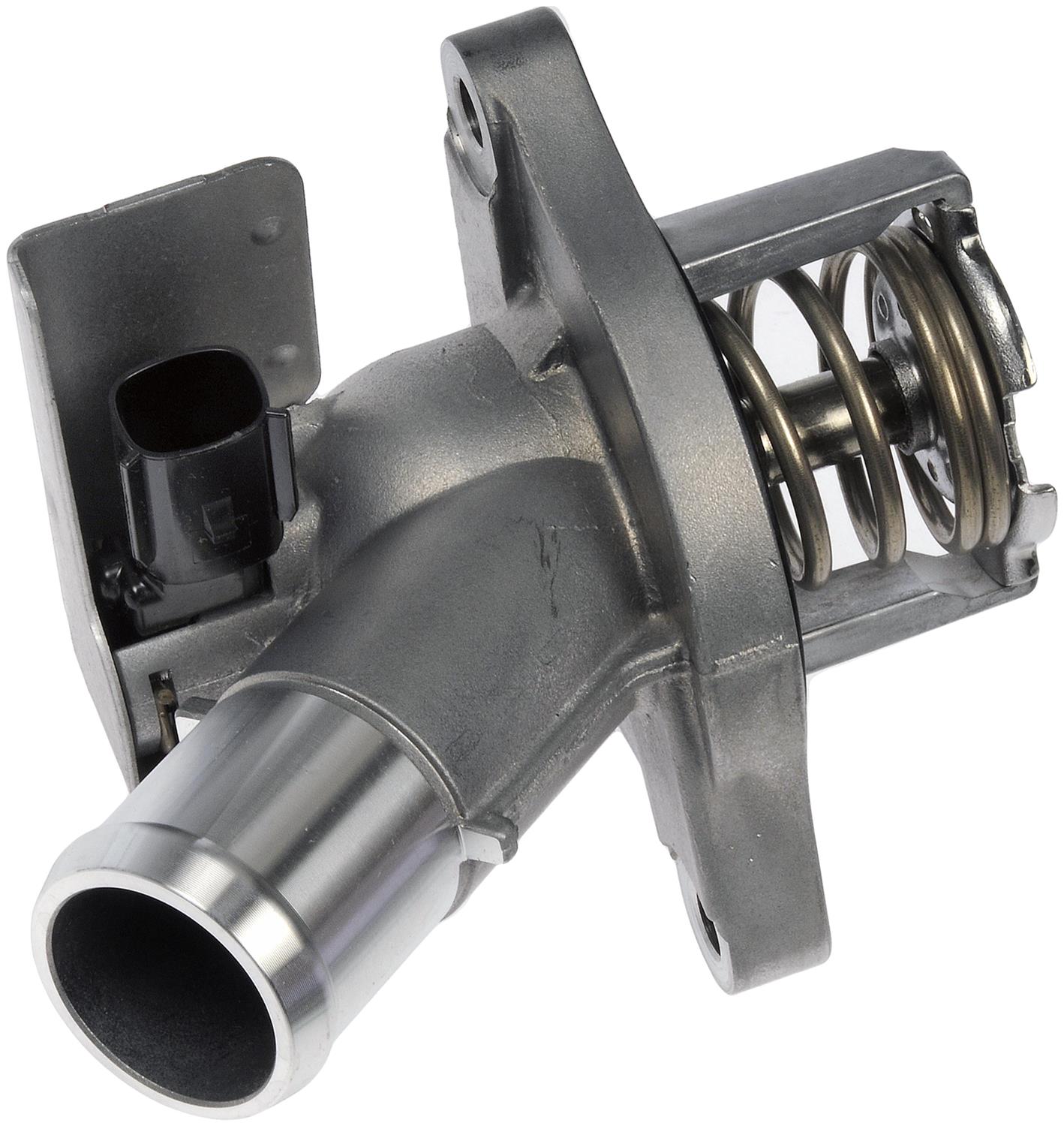 902-2125 Thermostat Housing OE Solutions Series - Dorman 902-2125 Engine Coolant Thermostat Housing Assembly Compatible with Select Models - Integrated Thermostat Housing Assembly With Sensor - Thermostat Assembly: Includes Housing, Sensor, and Gasket, 203 Degrees - Thermst Housing Assy - Integrated Thermostat Housing Assembly With Sensor - Thermostat Housing - This replacement engine coolant thermostat housing assembly is engineered to match the fit and durability of the stock housing assembly on specified vehicles. It is designed to withstand extreme temperature changes to extend service life. - Buick 2019-18, Cadillac 2017-13, Chevrolet 2022-13, GMC 2022-15