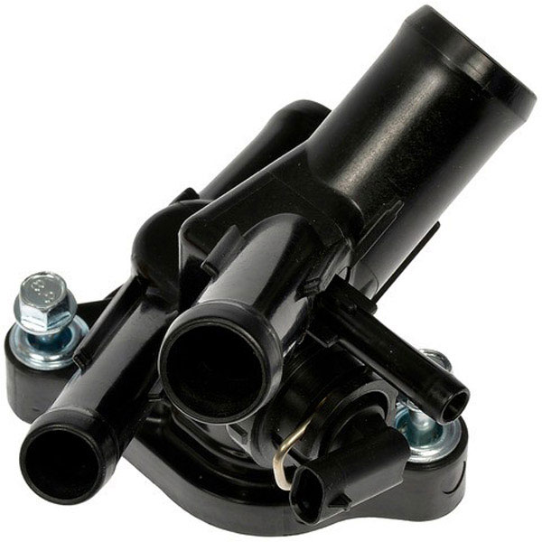 902-2132 OE Solutions Series Water Outlet - Direct Fit, Sold individually - Dorman 902-2132 Engine Coolant Water Outlet Compatible with Buick/Chevrolet/GMC Models - Engine Coolant Water Outlet with Sensor - Engine Coolant Water Outlet With Sensor - Water Outlet - Engine Coolant Water Outlet With Sensor - Coolant Outlet - Thermostat Housing - Coolant Filler Neck - Coolant Flange - Coolant Pipe - Coolant Tube - This replacement engine coolant water outlet is engineered to match the fit and durability of the stock engine coolant water outlet on specified vehicles. It is designed to withstand extreme temperature changes to extend service life. - Buick 2021, Buick 2019-16, Chevrolet 2022-16, GMC 2022-18