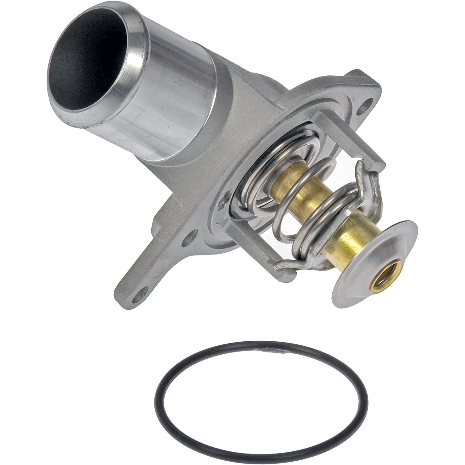 902-2701 Thermostat Housing OE Solutions Series - Dorman 902-2701 Engine Coolant Thermostat Housing Assembly Compatible with Select Models - Dorman 902-2701 Engine Coolant Thermostat Housing Assembly for Specific Models - Engine Coolant Thermostat Housing Assembly - Thermostat Assembly: Includes Housing and O-Ring, 160 Degrees - Thermst Housing Assy - Engine Coolant Thermostat Housing Assembly - Thermostat Housing - This replacement engine coolant thermostat housing assembly is engineered to match the fit and durability of the stock housing assembly on specified vehicles. It is designed to withstand extreme temperature changes to extend service life. - Cadillac 2003-02, Chevrolet 2003-97, GMC 2003-99, Hummer 2003, Isuzu 2003, Pontiac 2002-98