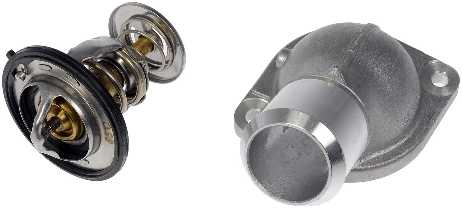 902-2981 Throttle Body, 8 Cyl., 5.3/4.8/6.0/6.2L Engine - Dorman 902-2981 Engine Coolant Thermostat Housing Assembly Compatible with Select Models - Dorman 902-2981 Engine Coolant Thermostat Housing Assembly for Specific Models Fits select: 2007-2022 CHEVROLET SILVERADO, 2007-2013 CHEVROLET TAHOE - Dorman Kit Thermostat 902-2981 - Thermostat Housing With Thermostat - Thermst Housing Assy - Thermostat Housing With Thermostat - This replacement engine coolant thermostat housing assembly is engineered to match the fit and durability of the stock housing assembly on specified vehicles. It is designed to withstand extreme temperature changes to extend service life. - General Motors 2022-03, Isuzu 2020-07, Saab 2009-07