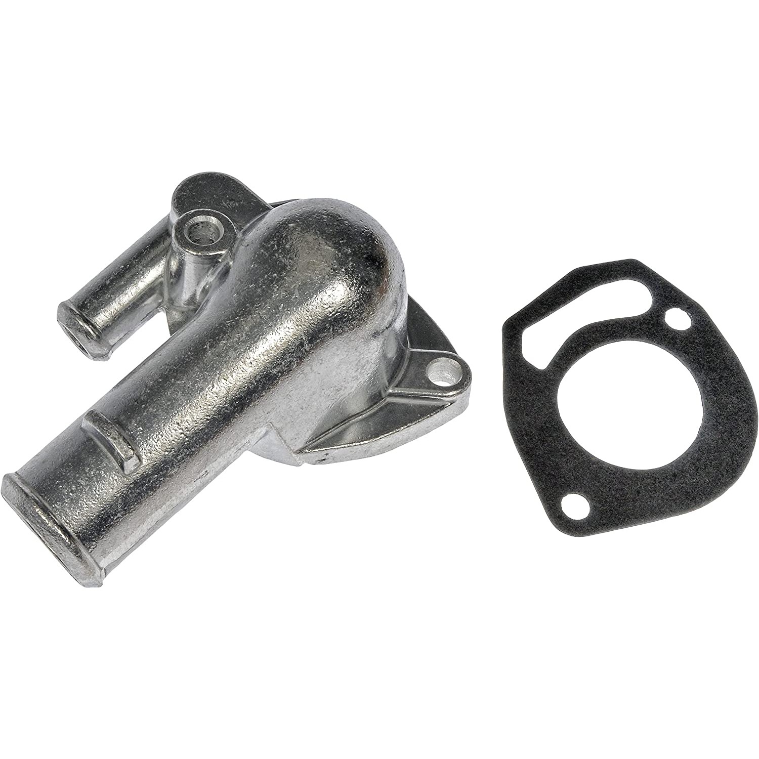902-3010 Thermostat Housing OE Solutions Series - Coolant Housing/Water Outlet: with Housing and Gasket, 180 Degree Neck Angle - Dorman 902-3010 Engine Coolant Thermostat Housing Compatible with Select American Motors / Jeep Models, Natural - Dorman 902-3010 Engine Coolant Thermostat Housing for Specific American Motors / Jeep Models - Engine Coolant Thermostat Housing - Thermostat Housing - Engine Coolant Thermostat Housing - Coolant Outlet - Coolant Bleeder - Water Outlet - This replacement engine coolant thermostat housing is engineered to match the fit and durability of the stock thermostat housing on specified vehicles. It is designed to withstand extreme temperature changes to extend service life. - American Motors 1988-81, Jeep 1990-81