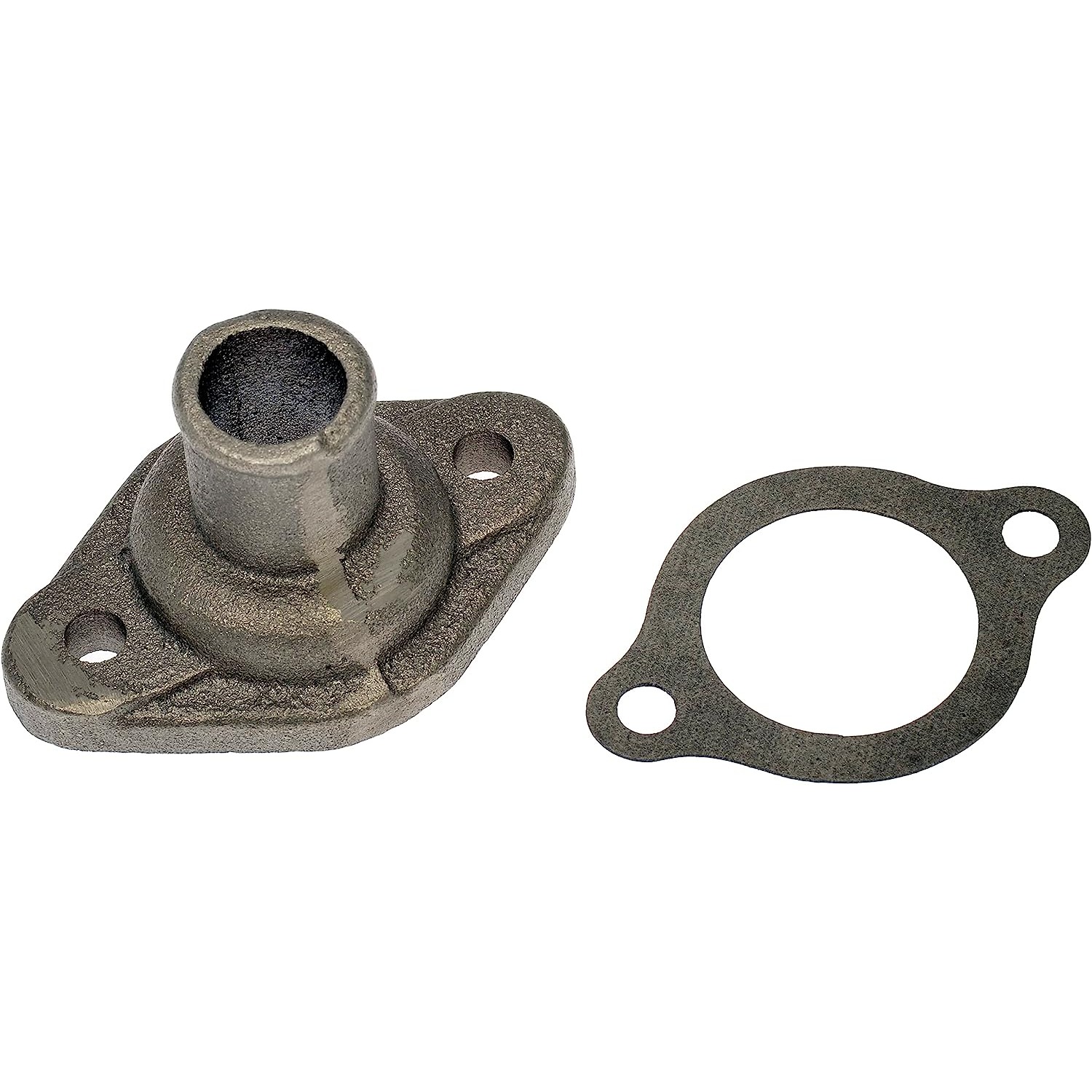 902-3020 Thermostat Housing OE Solutions Series - Coolant Housing/Water Outlet: with Housing and Gasket, 90 Degree Neck Angle - Engine Coolant Thermostat Housing - Thermostat Housing - Engine Coolant Thermostat Housing - Coolant Bleeder - Water Outlet - Coolant Outlet - This replacement engine coolant thermostat housing is engineered to match the fit and durability of the stock thermostat housing on specified vehicles. It is designed to withstand extreme temperature changes to extend service life. - Chrysler 1996-82