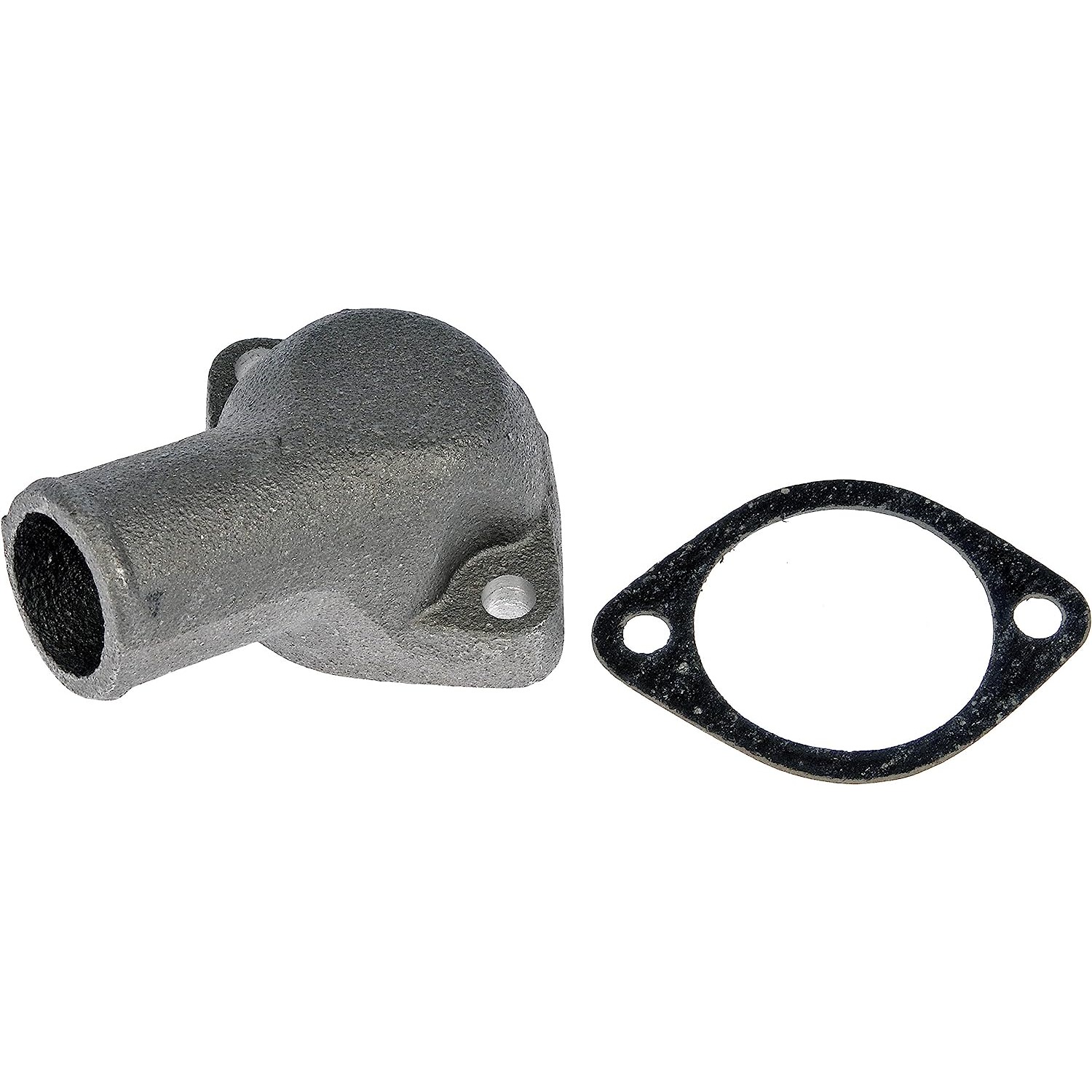 902-3028 Thermostat Housing OE Solutions Series - Coolant Housing/Water Outlet: with Housing and Gasket, 180 Degree Neck Angle - Dorman 902-3028 Engine Coolant Thermostat Housing Compatible with Select Chrysler / Dodge / Plymouth Models - Engine Coolant Thermostat Housing - Thermostat Housing - Engine Coolant Thermostat Housing - Water Outlet - Coolant Outlet - Coolant Bleeder - This replacement engine coolant thermostat housing is engineered to match the fit and durability of the stock thermostat housing on specified vehicles. It is designed to withstand extreme temperature changes to extend service life. - Chrysler 1985-82, Dodge 1988-76, Plymouth 1987-76