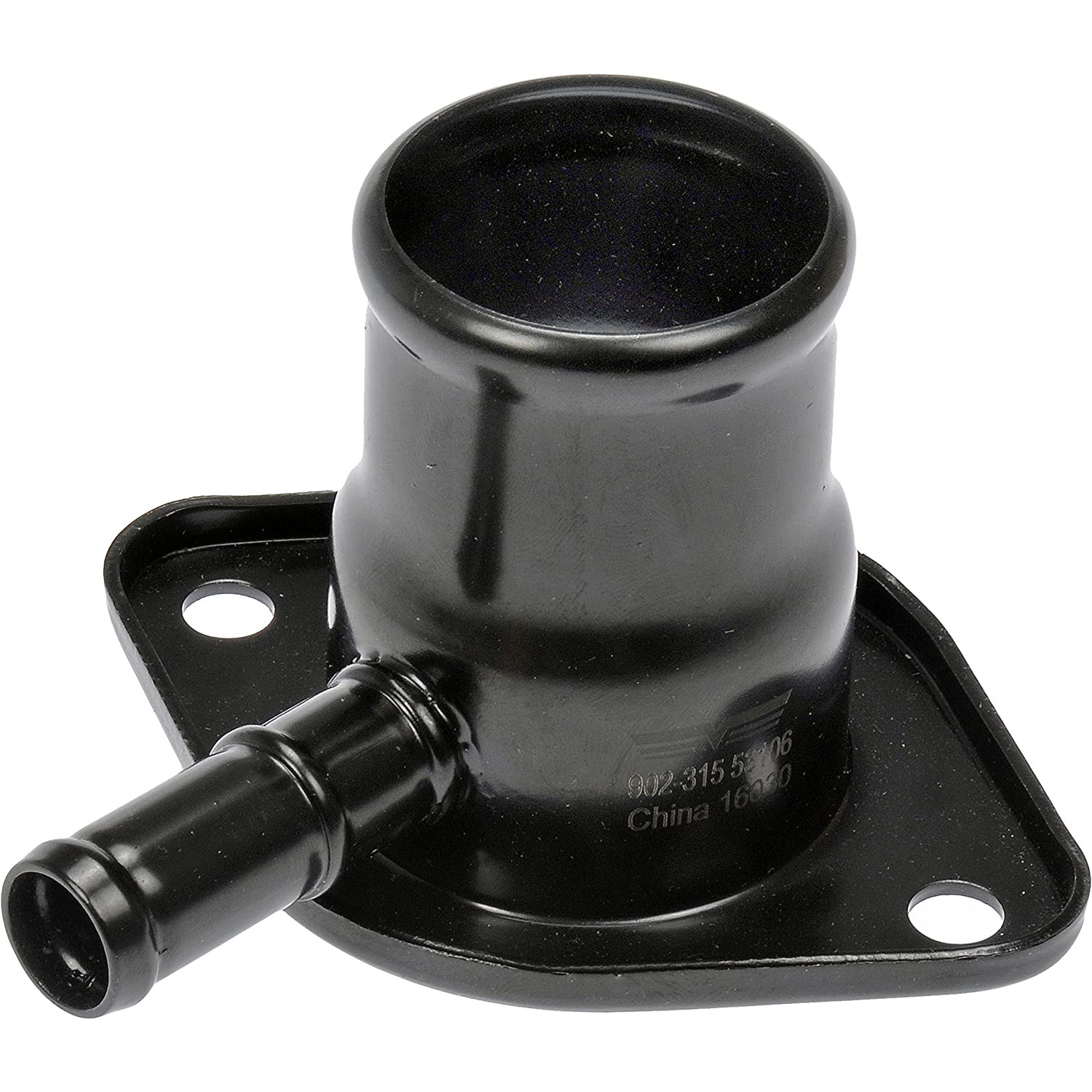 902-315 Thermostat Housing OE Solutions Series - Coolant Housing/Water Outlet: with Housing, 90 Degree Neck Angle - Dorman 902-315 Engine Coolant Thermostat Housing Compatible with Select Chrysler / Dodge / Ram Models - Engine Coolant Thermostat Housing - Thermostat Housing - Engine Coolant Thermostat Housing - Water Outlet - Coolant Bleeder - Coolant Outlet - This replacement engine coolant thermostat housing is engineered to match the fit and durability of the stock thermostat housing on specified vehicles. It is designed to withstand extreme temperature changes to extend service life. - Chrysler 2014-12, Dodge 2022-06, Jeep 2022, Ram 2022-12