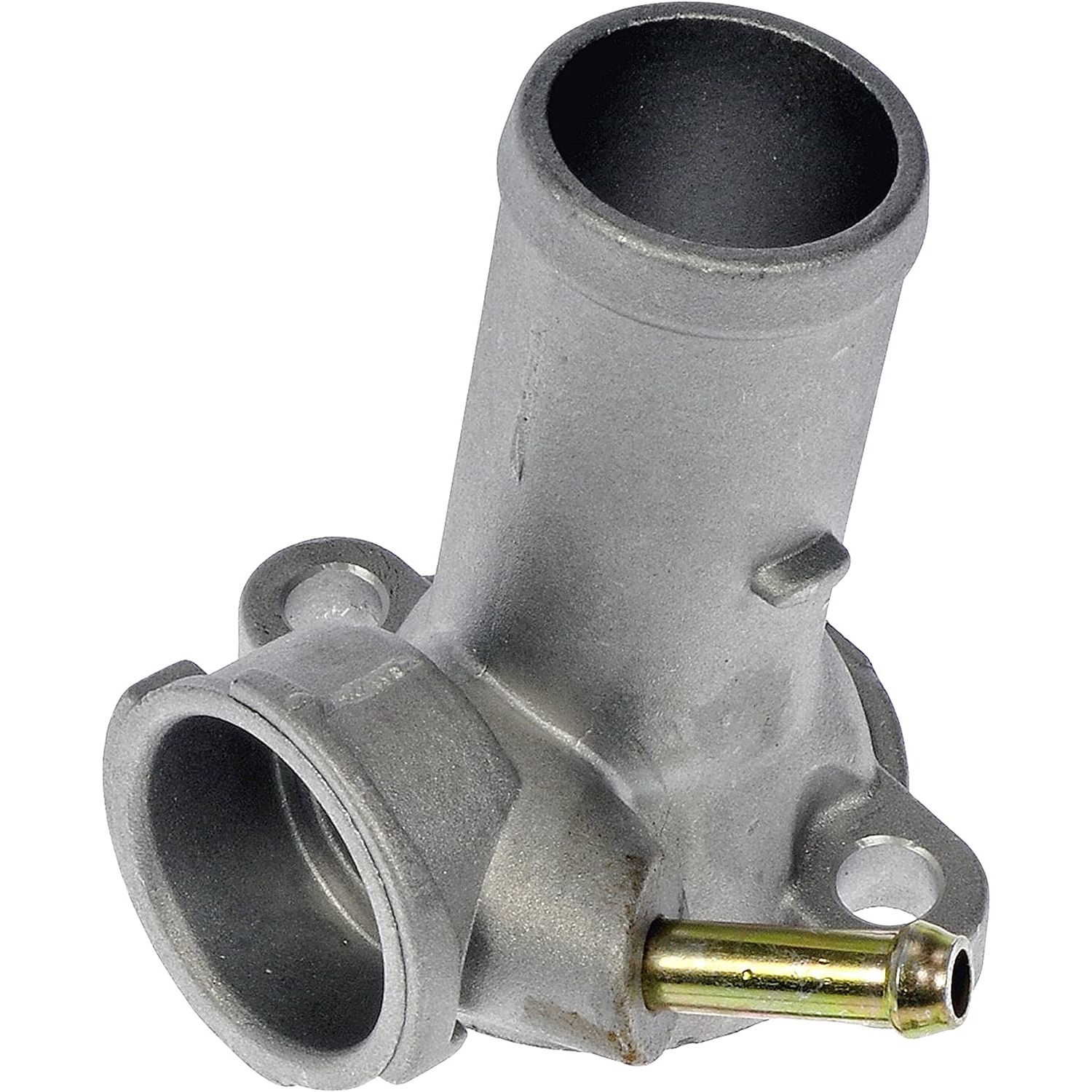 902-5006 Thermostat Housing OE Solutions Series - Coolant Housing/Water Outlet: with Housing and Gasket, 90 Degree Neck Angle - Dorman 902-5006 Engine Coolant Thermostat Housing Compatible with Select Models - Engine Coolant Thermostat Housing - Thermostat Housing - Engine Coolant Thermostat Housing - Water Outlet - Coolant Outlet - Coolant Bleeder - This replacement engine coolant thermostat housing is engineered to match the fit and durability of the stock thermostat housing on specified vehicles. It is designed to withstand extreme temperature changes to extend service life. - Chrysler Sebring 1999-95, Dodge Avenger 1999-95, Eagle Talon 1998-95, Mitsubishi Eclipse 1999-95