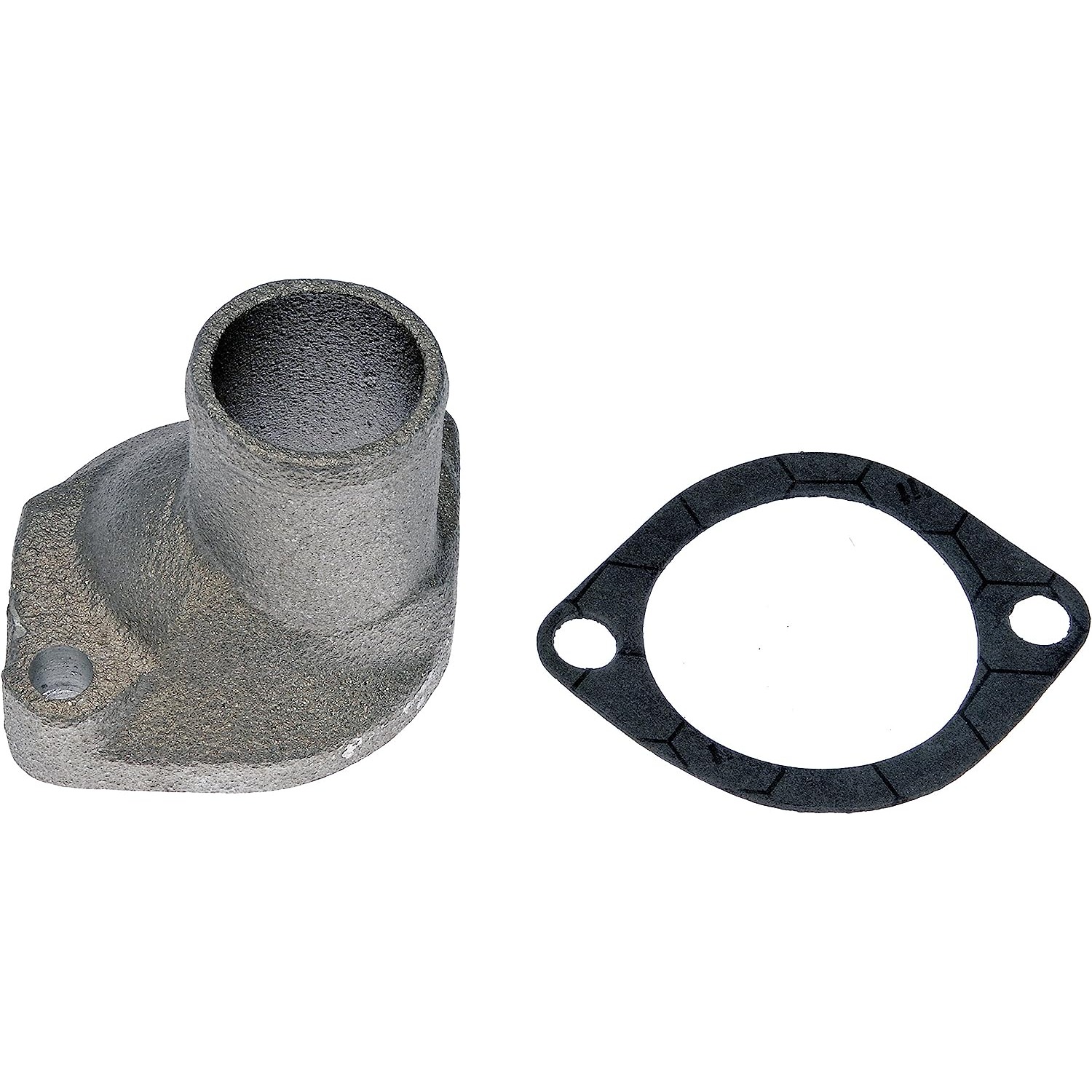 902-5031 Thermostat Housing OE Solutions Series - Coolant Housing/Water Outlet: with Housing and Gasket, 90 Degree Neck Angle - Dorman 902-5031 Engine Coolant Thermostat Housing Compatible with Select Nissan Models - Engine Coolant Thermostat Housing - Thermostat Housing - Engine Coolant Thermostat Housing - Coolant Outlet - Coolant Bleeder - Water Outlet - This replacement engine coolant thermostat housing is engineered to match the fit and durability of the stock thermostat housing on specified vehicles. It is designed to withstand extreme temperature changes to extend service life. - Nissan 1989-81