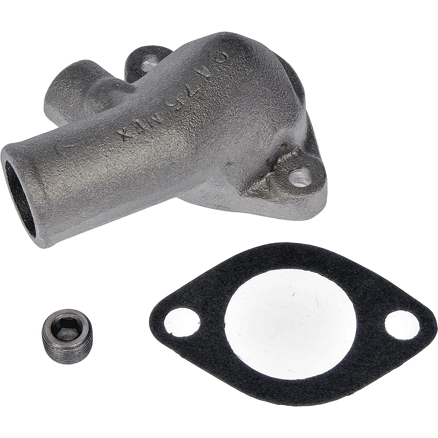 902-5068 Thermostat Housing OE Solutions Series - Coolant Housing/Water Outlet: with Housing and Gasket, 180 Degree Neck Angle - Dorman 902-5068 Engine Coolant Thermostat Housing Compatible with Select Toyota Models - Engine Coolant Thermostat Housing - Thermostat Housing - Engine Coolant Thermostat Housing - Water Outlet - Coolant Outlet - Coolant Bleeder - This replacement engine coolant thermostat housing is engineered to match the fit and durability of the stock thermostat housing on specified vehicles. It is designed to withstand extreme temperature changes to extend service life. - Toyota Celica 1979-77, Toyota Corona 1979-75, Toyota Pickup 1979-77