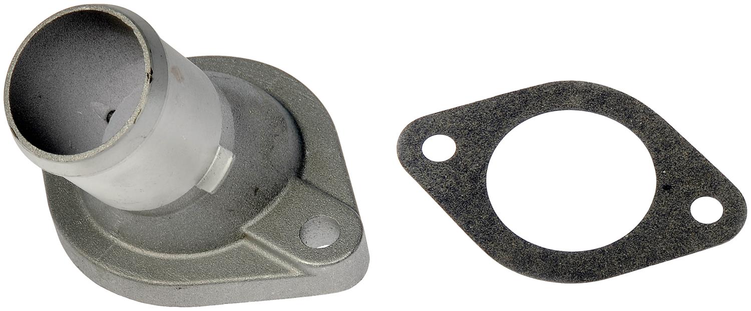 902-5222 Thermostat Housing OE Solutions Series - Coolant Housing/Water Outlet: with Water Outlet and Gasket, 65 Degree Neck Angle - Dorman 902-5222 Engine Coolant Thermostat Housing Compatible with Select Nissan Models - Dorman Water Outlet 902-5222 - Engine Coolant Thermostat Housing - Thermostat Housing - Engine Coolant Thermostat Housing - Water Outlet - Coolant Outlet - Coolant Bleeder - This replacement engine coolant thermostat housing is engineered to match the fit and durability of the stock thermostat housing on specified vehicles. It is designed to withstand extreme temperature changes to extend service life. - Nissan 2022-05