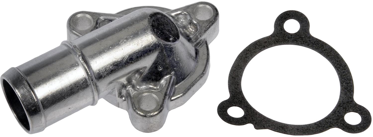 902-5919 Thermostat Housing OE Solutions Series - Dorman 902-5919 Engine Coolant Thermostat Housing Compatible with Select Hyundai / Kia Models - Engine Coolant Thermostat Housing - Thermostat Housing - Engine Coolant Thermostat Housing - Coolant Outlet - Coolant Bleeder - Water Outlet - This replacement engine coolant thermostat housing is engineered to match the fit and durability of the stock thermostat housing on specified vehicles. It is designed to withstand extreme temperature changes to extend service life. - Hyundai Accent 2009-06, Kia Rio 2008-06, Kia Rio5 2008-06