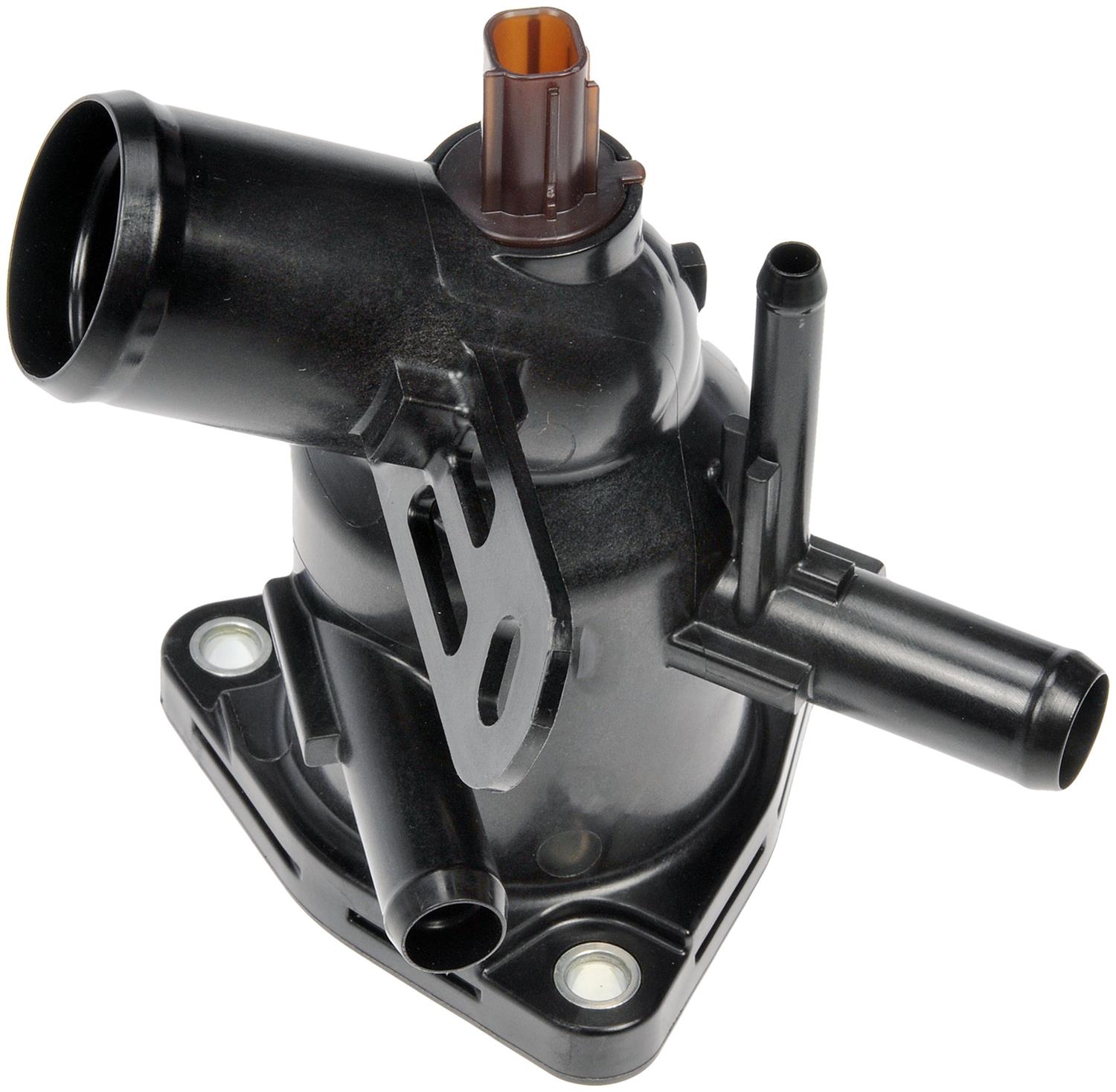 902-5941 Thermostat Housing OE Solutions Series - Dorman 902-5941 Engine Coolant Thermostat Housing Assembly Compatible with Select Toyota Models - Integrated Thermostat Housing Assembly With Sensor - Thermostat Assembly: Includes Housing, Gasket, and Sensor, 189 Degrees - Thermst Housing Assy - Integrated Thermostat Housing Assembly With Sensor - Thermostat Housing - This replacement engine coolant thermostat housing assembly is engineered to match the fit and durability of the stock housing assembly on specified vehicles. It is designed to withstand extreme temperature changes to extend service life. - Toyota Hiace 2022-20, Toyota Tacoma 2022-16