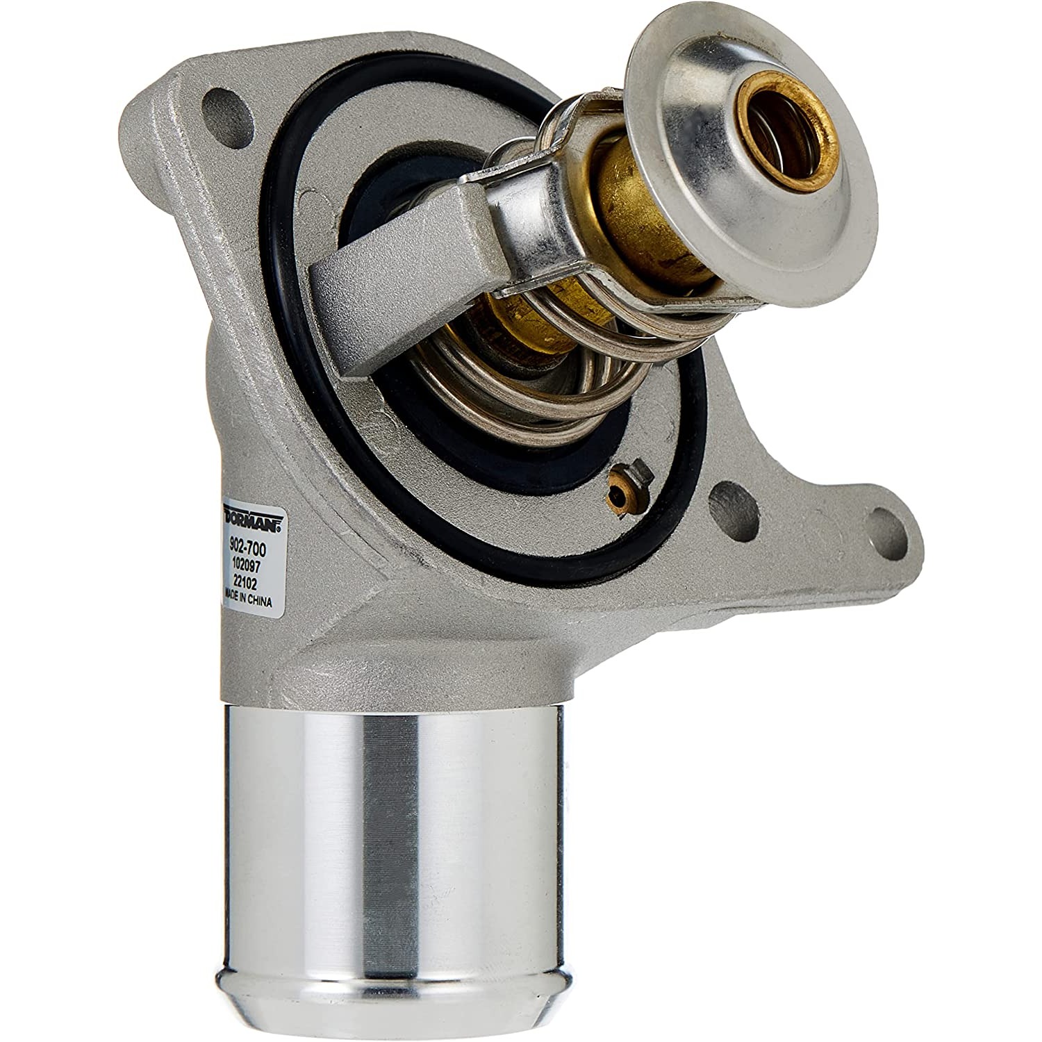902-700 Thermostat Housing OE Solutions Series - Dorman 902-700 Engine Coolant Thermostat Housing Assembly Compatible with Select Models - Dorman 902-700 Engine Coolant Thermostat Housing Assembly for Specific Models - Integrated Thermostat Housing Assembly - Thermostat Assembly: Includes Housing, Thermostat, and Gasket, 186 Degrees - Thermst Housing Assy - Integrated Thermostat Housing Assembly - Thermostat Housing - This replacement engine coolant thermostat housing assembly is engineered to match the fit and durability of the stock housing assembly on specified vehicles. It is designed to withstand extreme temperature changes to extend service life. - Cadillac 2003-02, Chevrolet 2003-97, GMC 2003-99, Hummer 2003, Isuzu 2003, Pontiac 2002-98