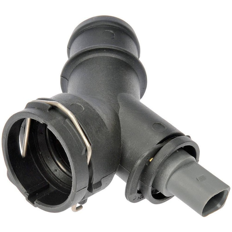 902-732 OE Solutions Series Cooling Hose Connector - Direct Fit - Coolant Connector - Coolant Hose Connector With Sensor - Coolant Hose Coupling - Heater Hose Connector - Coolant Hose Coupler - This radiator coolant hose connector is designed to match the appearance and function of the original hardware on specified applications. Made of quality materials, it is engineered for reliable performance and durability. - Audi 2013-04, Seat 2018-05, Volkswagen 2018-99 - Coolant Hose Connector With Sensor - Dorman 902-732 Radiator Coolant Hose Connector Compatible with Select Audi / Seat / Volkswagen Models