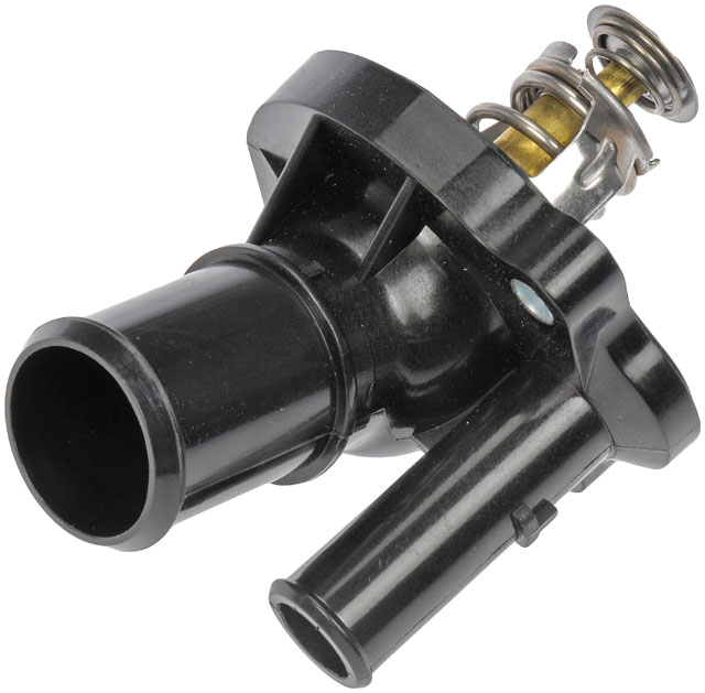 902-733 Thermostat Housing OE Solutions Series - Dorman 902-733 Engine Coolant Thermostat Housing Assembly Compatible with Select Models, Black - Dorman 902-733 Engine Coolant Thermostat Housing Assembly for Specific Models - Integrated Thermostat Housing Assembly - Thermst Housing Assy - Integrated Thermostat Housing Assembly - Thermostat Housing - This replacement engine coolant thermostat housing assembly is engineered to match the fit and durability of the stock housing assembly on specified vehicles. It is designed to withstand extreme temperature changes to extend service life. - Ford 2022-03, Lincoln 2012-11, Mazda 2017-03, Mercury 2011-06