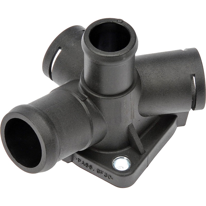 902-798 Water Outlet - Direct Fit, Sold individually - Engine Coolant Water Outlet - Water Outlet - Engine Coolant Water Outlet - Coolant Tube - Coolant Flange - Coolant Outlet - Coolant Filler Neck - Thermostat Housing - Coolant Pipe - This replacement engine coolant water outlet is engineered to match the fit and durability of the stock engine coolant water outlet on specified vehicles. It is designed to withstand extreme temperature changes to extend service life. - Audi A4 1998-95, Volkswagen Passat 1998-97