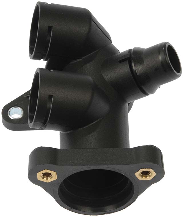 902-886 OE Solutions Series Cooling Hose Flange - Direct Fit - Dorman 902-886 Engine Coolant Water Outlet Compatible with Select Audi/Volkswagen Models - Engine Coolant Water Outlet - Water Outlet - Engine Coolant Water Outlet - Coolant Outlet - Coolant Pipe - Thermostat Housing - Coolant Tube - Coolant Flange - Coolant Filler Neck - This replacement engine coolant water outlet is engineered to match the fit and durability of the stock engine coolant water outlet on specified vehicles. It is designed to withstand extreme temperature changes to extend service life. - Audi A4 2000-97, Audi A4 Quattro 2000-97, Volkswagen Passat 2000-98