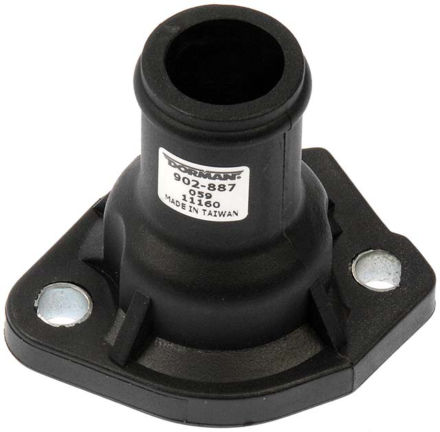902-887 OE Solutions Series Water Outlet - Direct Fit - Dorman 902-887 Rear Engine Coolant Water Outlet Compatible with Select Audi / Volkswagen Models - Engine Coolant Water Outlet - Water Outlet - Engine Coolant Water Outlet - Coolant Pipe - Coolant Tube - Thermostat Housing - Coolant Outlet - Coolant Filler Neck - Coolant Flange - This replacement engine coolant water outlet is engineered to match the fit and durability of the stock engine coolant water outlet on specified vehicles. It is designed to withstand extreme temperature changes to extend service life. - Audi 1990-84, Volkswagen 1999-96, Volkswagen 1993-83