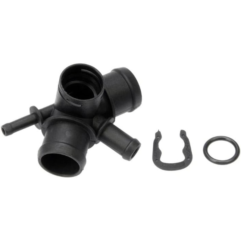 902-913 OE Solutions Series Water Outlet - Direct Fit, Sold individually - Coolant Connector - Coolant Hose Connector - Heater Hose Connector - Coolant Hose Coupler - Coolant Hose Coupling - This radiator coolant hose connector is designed to match the appearance and function of the original hardware on specified applications. Made of quality materials, it is engineered for reliable performance and durability. - Audi 2002-00, Volkswagen 2004-99 - Coolant Hose Connector - Dorman 902-913 Radiator Coolant Hose Connector Compatible with Select Audi/Volkswagen Models