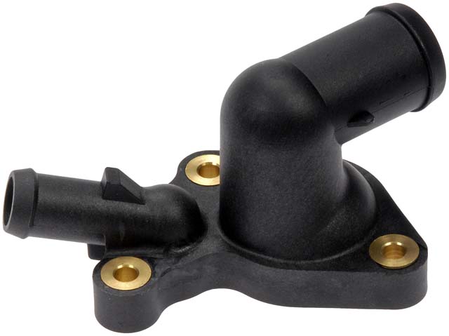 902-922 Thermostat Housing OE Solutions Series - Coolant Housing/Water Outlet: with Water Outlet and Gasket, 90 Degree Neck Angle - Engine Coolant Thermostat Housing - Thermostat Housing - Engine Coolant Thermostat Housing - Coolant Bleeder - Water Outlet - Coolant Outlet - This replacement engine coolant thermostat housing is engineered to match the fit and durability of the stock thermostat housing on specified vehicles. It is designed to withstand extreme temperature changes to extend service life. - Mini Cooper 2009-02