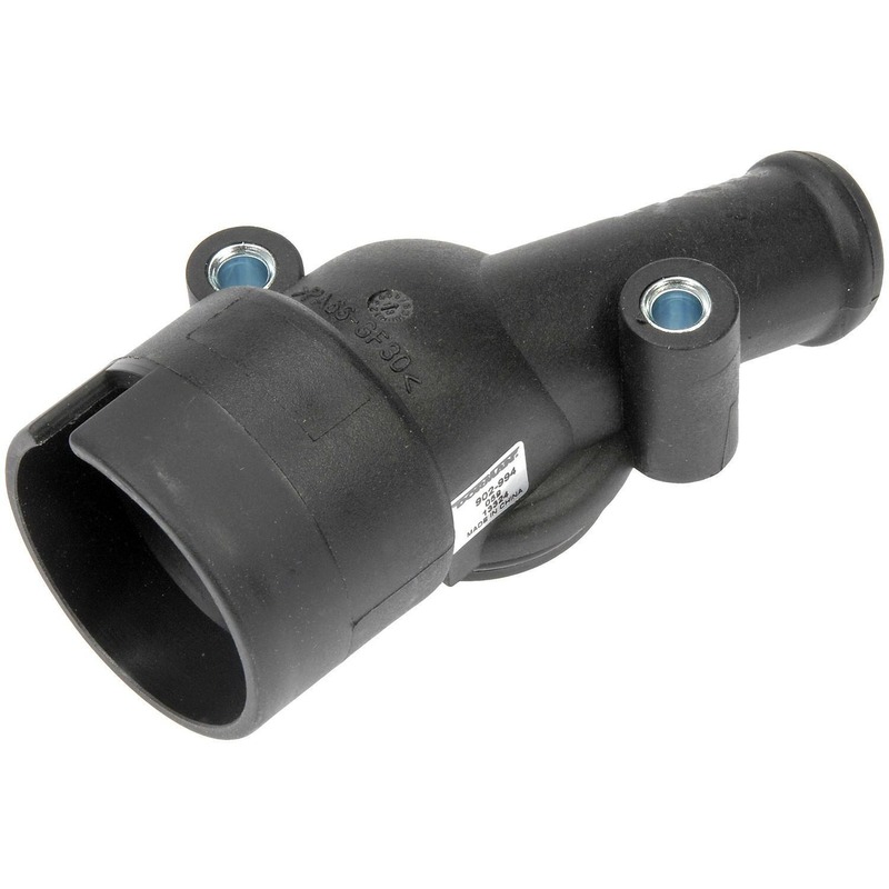 902-994 OE Solutions Series Water Outlet - Direct Fit, Sold individually - Engine Coolant Water Outlet - Water Outlet - Engine Coolant Water Outlet - Coolant Flange - Coolant Pipe - Coolant Outlet - Coolant Filler Neck - Thermostat Housing - Coolant Tube - This replacement engine coolant water outlet is engineered to match the fit and durability of the stock engine coolant water outlet on specified vehicles. It is designed to withstand extreme temperature changes to extend service life. - Volkswagen 2001-92