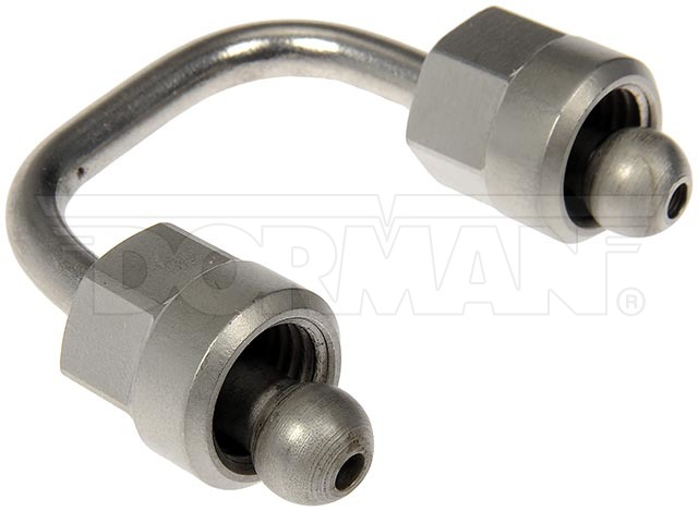904-007 Fuel Line, Fuel Line, 0.2 in. OD Silver, Stainless Steel, OE Solutions Series - Dorman 904-007 Fuel Line Compatible with Select Models - Dorman Fuel Hose 904-007 - Fuel Injector Line - Fuel Injector Line - Bulk Fuel Line - Nylon Fuel Line - Fuel Tubing - Fuel Line Repair - This replacement fuel line is made to safely transfer fuel and endure in tough underhood and undercar conditions. - Buick 2017-09, Cadillac 2011-08, Chevrolet 2017-09, GMC 2017-09, Saturn 2010-09 - Stainless Steel Fuel Line: 1/8" ID, 4 1/2" Long