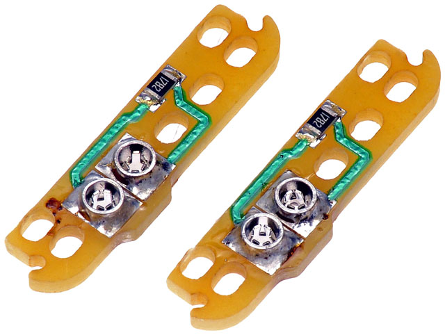 904-107 OE Solutions Series Resistor Unit - Direct Fit - Dorman 904-107 Diesel Fuel Injector Driver Module Resistor Compatible with Select Models - Dorman Fuel Pump Driver Module Resistor 904-107 - DORMAN Pump Mounted Driver Module Calibration Resistor for Chevrolet - Pump Mounted Driver Module Calibration Resistor Number 5 and 9 - RESISTOR NBR 5 AND 9 - Pump Mounted Driver Module Calibration Resistor Number 5 and 9 - Fuel Calibration Resistor - Diesel Fuel Injecton Calibration Resistor - PMD Calibration Resistor - This diesel fuel injector driver module resistor is designed to match the fit and function of the original resistor on specified vehicles, and is engineered for durability and reliable performance. - Chevrolet 2002-94, GMC 2002-94, Workhorse 2005-99, Workhorse Custom Chassis 2005-99