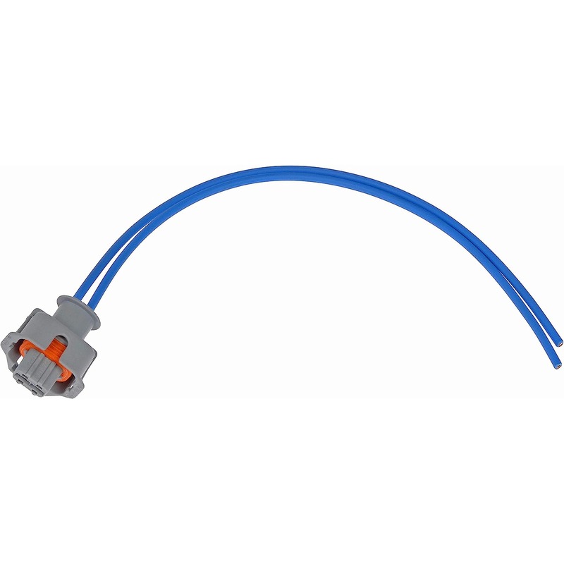 2 Wire Temp Pigtail - Engine Oil/Coolant/Fuel Temperature Sensor Pigtail - General Use Electrical Connector - Make better electrical repairs and accessory installations with this pigtail connector. Designed for a clean appearance when installed, it features weatherproof terminals and a locking tab for a reliable quick disconnect electrical connection. - 904-488 Wire Connector - Dorman 904-488 Engine Oil/Coolant/Fuel Temperature Sensor Pigtail - Dorman A/C Switch 904-488 - Engine Oil/Coolant/Fuel Temperature Sensor Pigtail