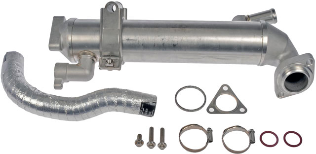 904-5020 HD Solutions Series EGR Cooler - Stainless Steel, Direct Fit, Sold individually - Dorman 904-5020 Exhaust Gas Recirculation (EGR) Cooler Compatible with Select International Models - Dorman EGR Cooler 904-5020 - DORMAN Exhaust Gas Recirculation Cooler - Stainless Steel - Heavy Duty Exhaust Gas Recirculation Cooler Kit