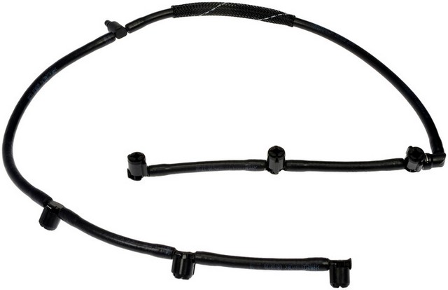 904-952 Fuel Line, Fuel Line, 0.37 in. Black, Plastic and Rubber, OE Solutions Series - Diesel Fuel Injector Return Hose - Diesel Return Line - Diesel Fuel Injector Return Hose - Fuel Tubing - Fuel Line Repair - Bulk Fuel Line - Nylon Fuel Line - This replacement fuel line is made to safely transfer fuel and endure in tough underhood and undercar conditions. - Freightliner 2020-13, Mercedes-Benz 2020-13 - Dorman 904-952 Fuel Line Compatible with Select Freightliner/Mercedes-Benz Models - Dorman Fuel Hose 904-952