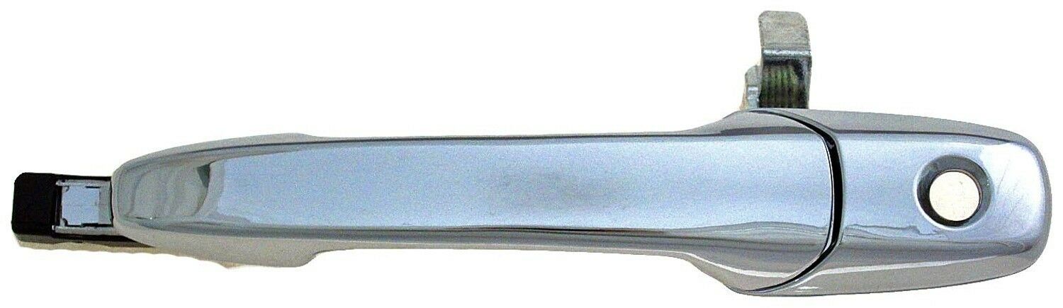 90758 Front, Driver Side Chrome Exterior Door Handle, Without Key Hole, Help Series - Dorman - HELP Exterior Door Handle 90758 - Exterior Door Handle Front Left