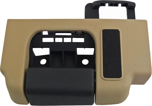 90839 Rear, Passenger Side Beige Interior Door Handle, Without door lock button, Extended Cab Pickup, Help Series - Dorman - HELP Interior Door Handle 90839 - Interior Door Handle Rear Right Black Lever Beige Housing Adobe