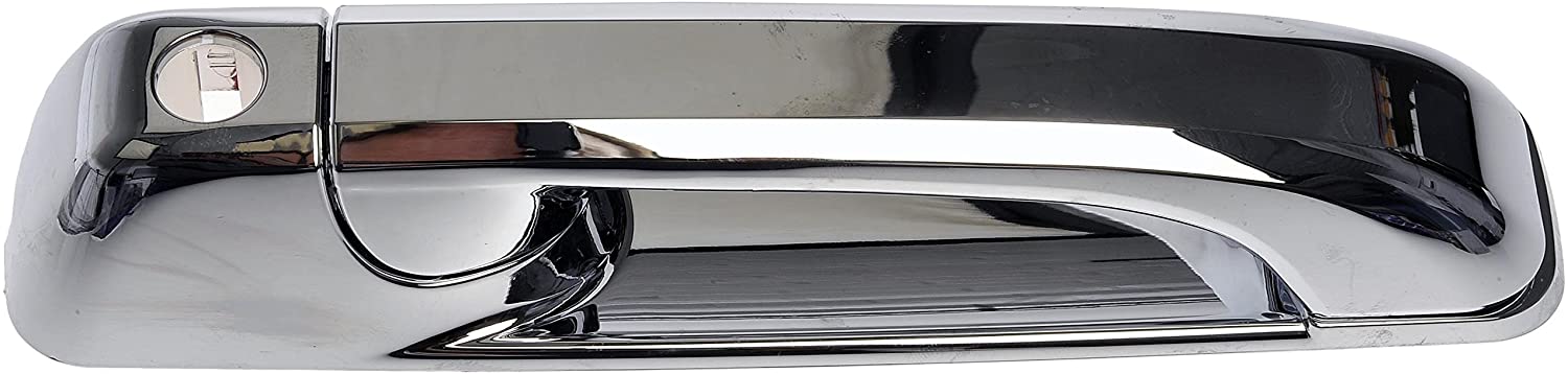 91011 Front, Passenger Side Chrome Exterior Door Handle, With Key Hole, Help Series - Dorman Exterior Door Handle 91011 - DORMAN Front Right Exterior Door Handle - EXTERIOR DOOR HANDLE - Exterior Door Handle Front Right - Outside Door Handle - Want a new exterior door handle that matches the original, for far less than going back to the dealership? This replacement door handle was engineered to match the fit and appearance of the stock handle on specific vehicle years, makes and models. - Dodge 2010-09, Ram 2021-11 - Exterior Door Handle Front Right