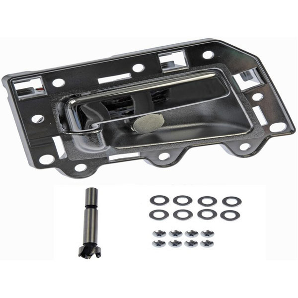 91046 Rear, Passenger Side Chrome Interior Door Handle, Without door lock button, Help Series - Dorman - HELP Interior Door Handle 91046 - INTERIOR DOOR HANDLE - Interior Door Handle Rear Right - Inside Door Handle - Interior Handle - Door Handle - Want a new interior door handle that matches the original, for far less than going back to the dealership? This replacement door handle was engineered to match the fit and appearance of the stock handle on specific vehicle years, makes and models. - Jeep Commander 2010-06, Jeep Grand Cherokee 2010-05