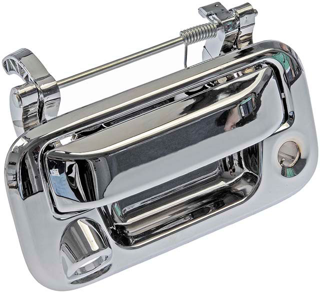 91077 Help Series Tailgate Handle Bezel, Chrome Plastic - Dorman 91077 Tailgate Handle Compatible with Select Ford Models, Chrome - Dorman Tailgate Handle 91077 - DORMAN Tailgate Handle for Ford - Chrome - Tailgate Handle - Exterior Tailgate Handle - This tailgate handle matches the fit and function of the original handle in specific vehicles. Constructed of durable materials, this handle is manufactured to quality standards to ensure reliability over the long haul. - Ford 2015-08