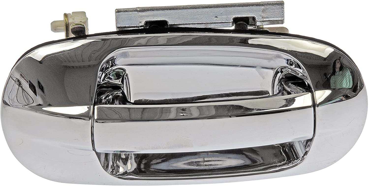 91094 Rear, Passenger Side Chrome Exterior Door Handle, Without Key Hole, Help Series - Dorman Exterior Door Handle 91094 - EXTERIOR DOOR HANDLE - Exterior Door Handle Rear Right - Outside Door Handle - Want a new exterior door handle that matches the original, for far less than going back to the dealership? This replacement door handle was engineered to match the fit and appearance of the stock handle on specific vehicle years, makes and models. - Ford Expedition 2015-03