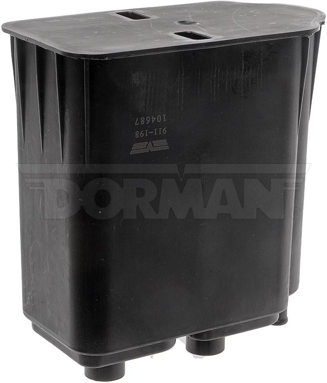 911-198 Vapor Canister OE Solutions Series - Dorman 911-198 Vapor Canister Compatible with Select Ford/Lincoln/Mercury Models - Dorman 911-198 Vapor Canister for Specific Ford / Lincoln / Mercury Models - Dorman Vapor Canister 911-198 - Evap Canister - Evaporative Emissions Charcoal Canister - Charcoal Canister - This vapor canister has been made to match the original equipment evap canister on certain vehicle years, makes and models, properly restoring emissions controls. - Ford 1997-80, Lincoln 1994-84, Mercury 1997-86, Mercury 1983-82 - Evaporative Emissions Charcoal Canister