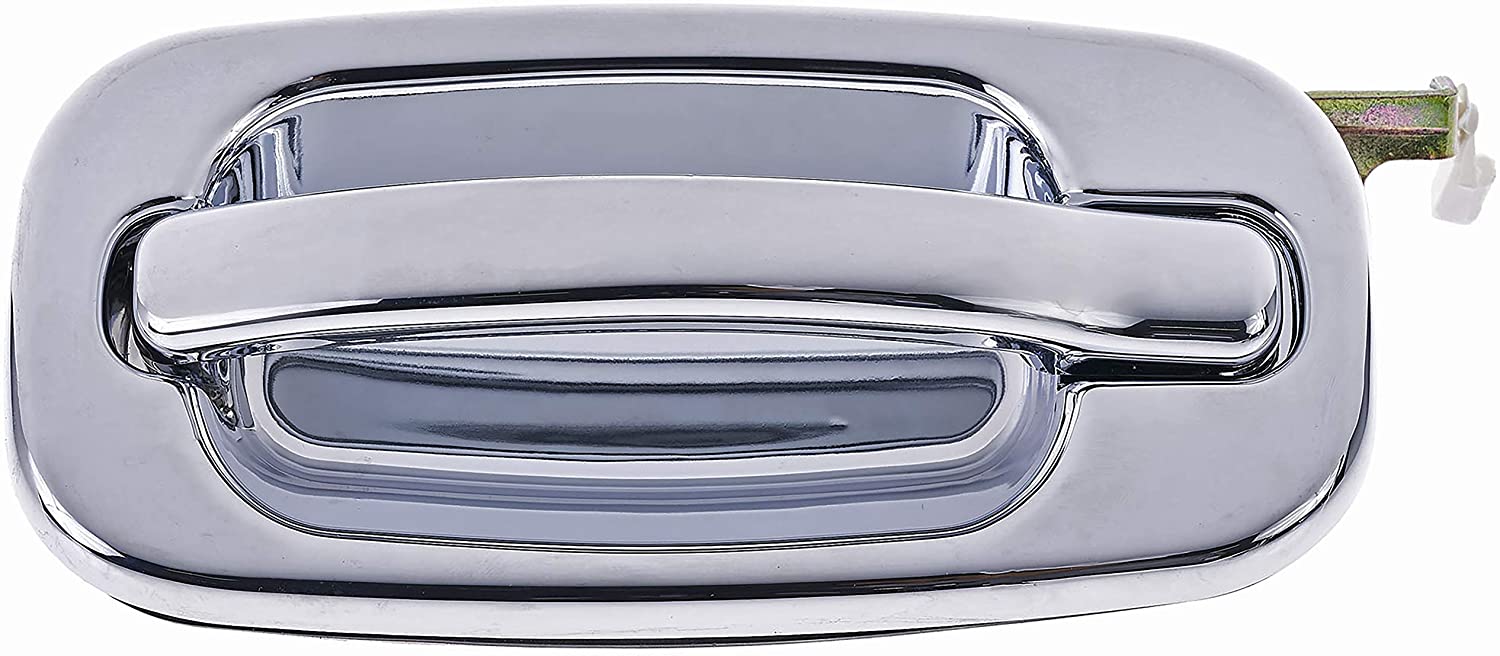 91132 Rear, Driver Side Chrome Exterior Door Handle, Without Key Hole, Help Series - Dorman 91132 Rear Driver Side Exterior Door Handle Compatible with Select Chevrolet / GMC Models, Chrome - Dorman - HELP Exterior Door Handle 91132 - EXTERIOR DOOR HANDLE - Exterior Door Handle Rear Left - Outside Door Handle - Want a new exterior door handle that matches the original, for far less than going back to the dealership? This replacement door handle was engineered to match the fit and appearance of the stock handle on specific vehicle years, makes and models. - Chevrolet 2007-00, GMC 2007-00