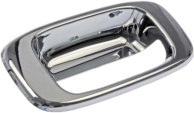 91134 Help Series Tailgate Handle Bezel, Chrome Plastic - Dorman 91134 Tailgate Handle Bezel Compatible with Select Chevrolet/GMC Models, Black - Dorman Tailgate Handle Bezel 91134 - DORMAN Tailgate Handle Bezel for Chevrolet / GMC - Chrome - Tailgate Bezel - Tailgate Handle Bezel - Handle Bezel - Bezel - This tailgate handle bezel is designed to match the fit, appearance and function of the original bezel on specified vehicles, and is engineered for durability and reliable performance. - Chevrolet 2007-99, GMC 2007-99