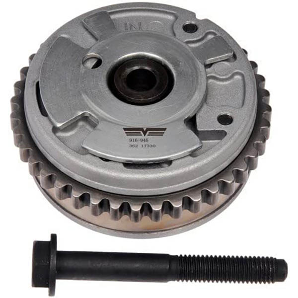 916-946 OE Solutions Series Variable Timing Sprocket - Sold individually - Cam Phaser - Camshaft Phaser- Variable Timing Camshaft Gear - Cam phaser - Variable valve timing actuator - Variable valve timing gear - The variable valve timing sprocket is key to ensuring an engine's performance and clean running. Replace a worn factory VVT sprocket with this quality engineered sprocket to restore lost performance. Designed to install and perform like the original. - Buick 2020-07, Cadillac 2019-07, Chevrolet 2020-08, GMC 2017-07, Pontiac 2009-07, Saturn 2010-07 - Camshaft Phaser- Variable Timing Camshaft Gear - Dorman - 916-946 - CAMSHAFT PHASER - Dorman Variable Valve Timing Sprocket 916-946