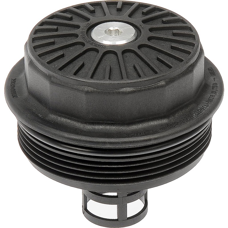 917-004 OE Solutions Series Oil Filter Cover - Direct Fit - Dorman 917-004 Oil Filter Cap - Plastic Compatible with Select Ford / Mazda / Mercury Models - Dorman Oil Filter Cover 917-004 - OIL FILTER CAP - Oil Filter Cap - Plastic - Oil Filter Cover - Oil Filter Retainer - Cap Assembly - Cracked or stripped filter cover making oil changes difficult? This direct replacement oil filter cap matches the fit and function of the original equipment cap for a reliable repair. - Ford 2012-05, Mazda 2013-03, Mercury 2011-05 - Oil Filter Cap - Plastic