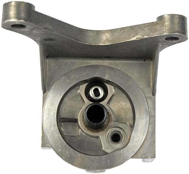 917-035 Oil Filter Housing Mount - Direct Fit - Dorman 917-035 Aluminum Oil Filter Housing Compatible with Select Chevrolet / GMC / Oldsmobile Models - Dorman Oil Filter Adapter 917-035 - OIL FILTER ADAPT BLK - Aluminum Oil Filter Housing - Oil Cooler Mount - Oil Cooler Housing - Oil Filter Bracket - Oil Filter Mounting Adapter - Oil Cooler Bracket - Oil Filter Housing - This engine oil filter adapter is designed to match the fit and function of the original adapter on specified vehicles, and is engineered for durability and reliable performance. - Chevrolet 2005-88, GMC 2004-88, Oldsmobile 2001-96, Oldsmobile 1994-91