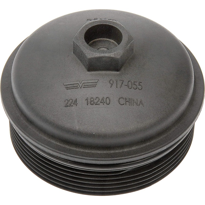 917-055 OE Solutions Series Oil Filter Cover - Direct Fit - Dorman 917-055 Oil Filter Cap - Plastic Compatible with Select Audi/Volkswagen Models - Dorman Oil Filter Cover 917-055 - OIL FILTER CAP - Oil Filter Cap - Plastic - Oil Filter Retainer - Oil Filter Cover - Cap Assembly - Cracked or stripped filter cover making oil changes difficult? This direct replacement oil filter cap matches the fit and function of the original equipment cap for a reliable repair. - Audi 2009-03, Volkswagen 2006-04 - Oil Filter Cap - Plastic