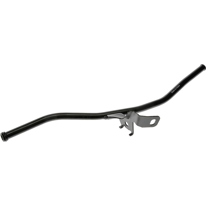 917-472 Help Series Oil Dipstick Tube - Black, Steel, Direct Fit - DIPSTICK TUBE - Engine Oil Dipstick Tube - Metal - Oil Dipstick Tube - This engine oil dipstick tube is designed to match the fit and function of the original tube on specified vehicles, and is engineered for durability and reliable performance. - Toyota Celica 2005-00, Toyota Corolla 2008-03, Toyota Matrix 2008-03 - Dorman Engine Oil Dipstick 917-472 - Dorman Engine Oil Dipstick Tube - Metal