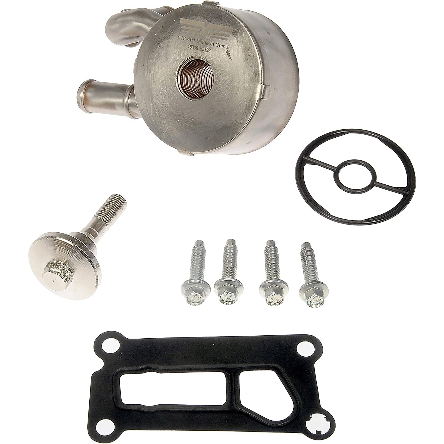 918-401 OE Solutions Series - Dorman 918-401 Engine Oil Cooler Compatible with Select Mazda Models - Dorman Engine Oil Cooler 918-401 - Engine Oil Cooler - Oil Cooler - Engine Oil Cooler - This direct replacement oil cooler matches the fit and function of the original equipment oil cooler for a reliable repair. This part has undergone extensive testing to ensure adherence to precise design standards. - Mazda 3 2013-10, Mazda 5 2013-12, Mazda 5 2010-08, Mazda CX-7 2012-10